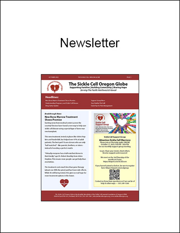 Sickle Cell Anemia Foundation of Oregon - Newsletter